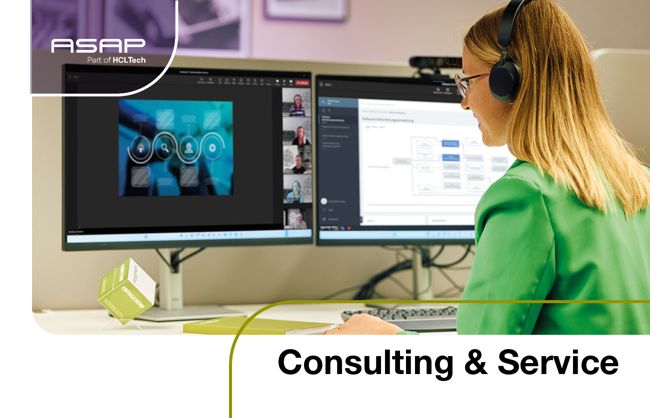 Titelbild Flyer Consulting&Service