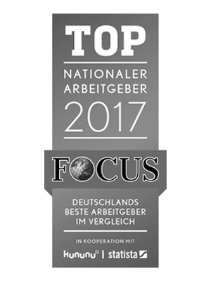 Siegel FOCUS Top Arbeitgeber 2017