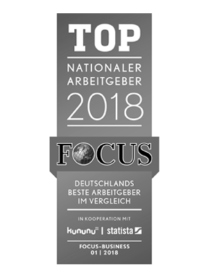 Siegel FOCUS Top Arbeitgeber 2018